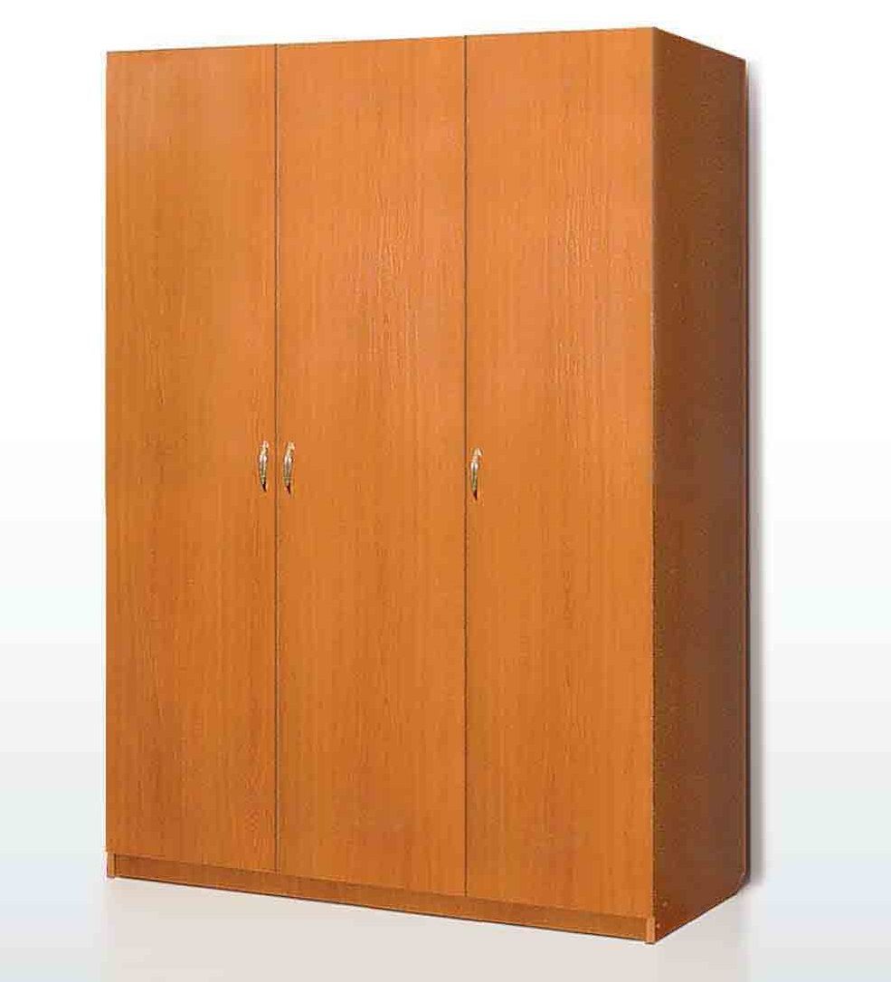 Шкаф для одежды трехстворчатый комбинированный